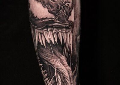 Venom Spiderman Tattoo